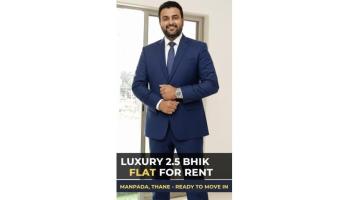 Lavish 2.5 BHK Fully Furnished Flat for Rent in Manpada, Thane